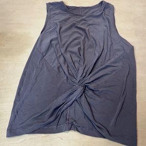 Lululemon Athletica Graphite Purple Crescent Tank Top Size 6